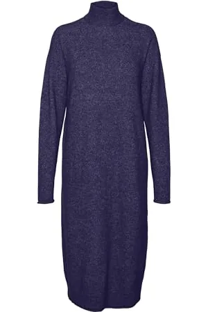 VERO MODA Female Strickkleid VMKADEN Langes Kleid