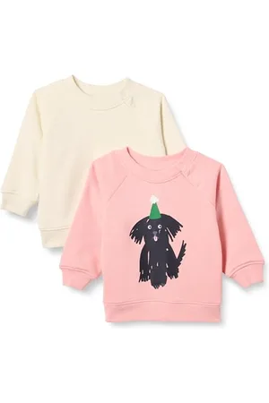 Amazon Unisex Baby French Terry Sweatshirts Mit Rundhalsausschnitt, 2er-Pack, , 6-9 Monate