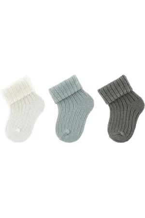 Sterntaler Erstlingssocken 3er Pack uni - Unisex Baby Socken gerippt mit hohem Baumwollanteil - hautsympathische, elastische Strümpfe für Neugeborene, , Größe 0
