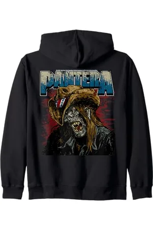 Pantera Musikkunst roher und brutaler Heavy Metal Kapuzenjacke