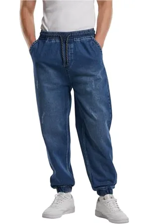 Urban classics Herren Jeanshose Jogg Denim, lässige Herren Jeans Jogginghose, Tapered Design, Slim Fit