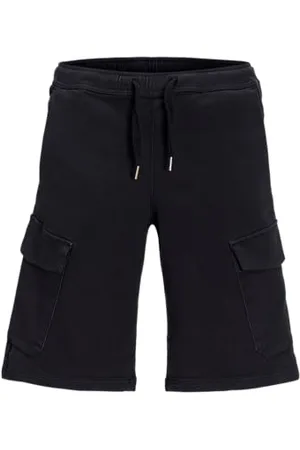JACK & JONES JACK&JONES Herren Jpstcole Jjnico Cargo Jogger Shorts, Black, L