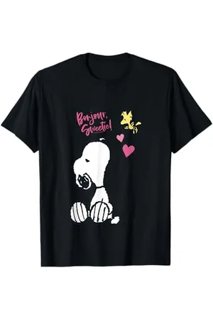 Peanuts Snoopy Woodstock Bonjour Sweetie T-Shirt