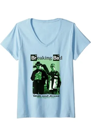 Breaking Bad Damen Was Passiert Jetzt T-Shirt mit V-Ausschnitt