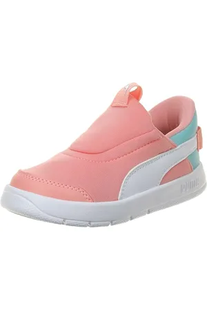 PUMA Unisex Baby COURTFLEX V3 SLIPTECH INF Sneaker, PINK Fruit White-Safe Lake, 20 EU