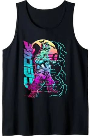 Godzilla Neon Mecha Tank Top