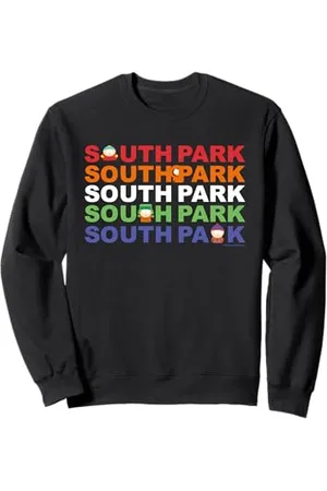 South Park Cartman Kenny Kyle & Stan Farbtext Sweatshirt