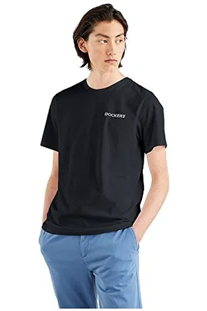 Dockers Herren Logo Tee T Shirt, Black + Stencil, XL EU