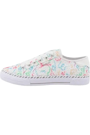 TOM TAILOR Damen 9590070003 Sneaker, White-Multi, 36 EU