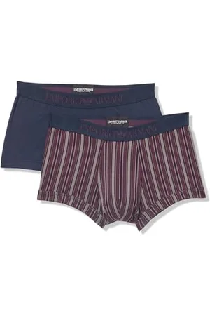 Emporio Armani Herren Classic Pattern Mix 2-Pack Trunk Badehosen, , M