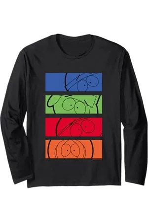 South Park Stan Kyle Cartman & Kenny Pop-Art in Farbe Langarmshirt