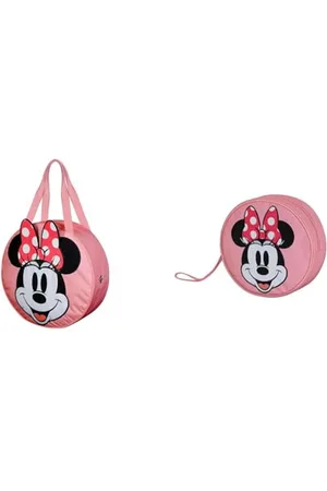 Disney Minnie Maus Face - Strandtasche + Kosmetiktasche Jumbo