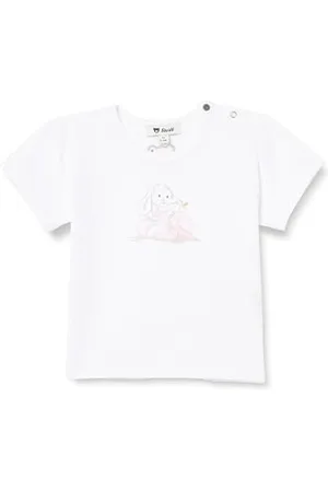 Steiff T-Shirt Kurzarm EU Größe 92 , Kurzarm Shirt, Sommer Shirt für Kinder, Babyoberteil, ideales Basic Shirt, bequem und weich, waschmaschinenfest