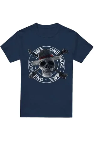 Onepiece Skull & Cross Bones Stamp Unisex T Shirt, , XX-Large