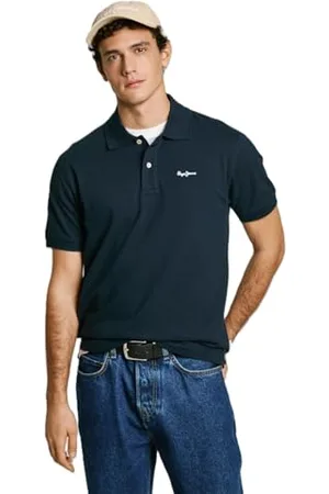 Pepe Jeans Essential Contrast Logo Short Sleeve Polo M