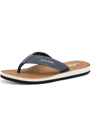 QS by s.Oliver Damen Zehentrenner Sportlich Sommer, Blau , 41 EU
