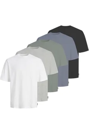 JJ Herren Jreb Loose Fit Ss Tee 5-Pack Mp, , L (5er Pack)