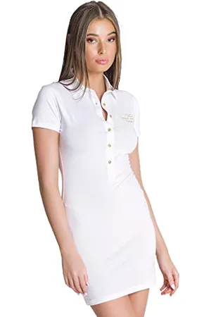 Gianni Kavanagh Damen Weißes Neustart Lässiges Kleid, Small