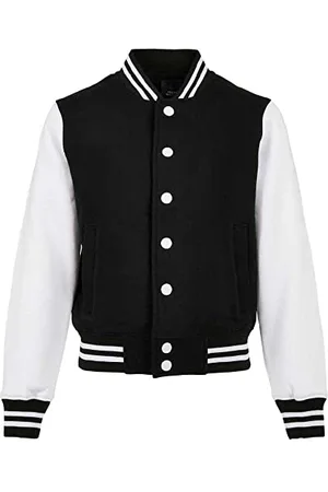 Build Your Brand Unisex Kinder Organic Kids Sweat College Jacket Jacke, , 158-164