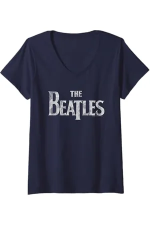 The Beatles Damen Die Beatles T-Shirt mit V-Ausschnitt