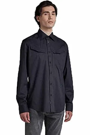 G-Star RAW Herren Slant Pocket Slim Hemd, , L