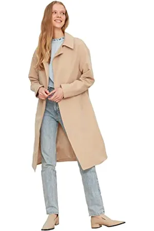 Trendyol Damen ringgesp, gewelfd, volledig waterafstotende trenchcoat Trench Coat, , 34 EU