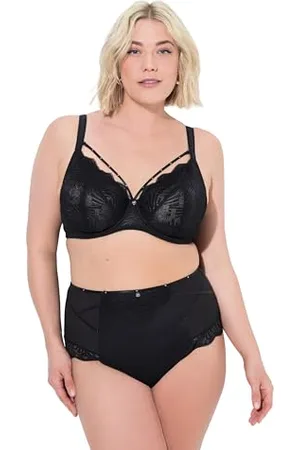 Ulla Popken Damen große Größen Übergrößen Plus Size Wire-Bra, Lace and Straps