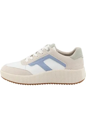 TOM TAILOR Damen 7490280016 Sneaker, Sand-White, 41 EU