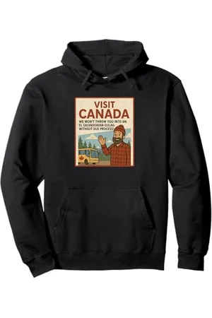 CANADIAN Besuchen Sie Kanada Wir werfen Sie nicht in einen Gulag Pullover Hoodie