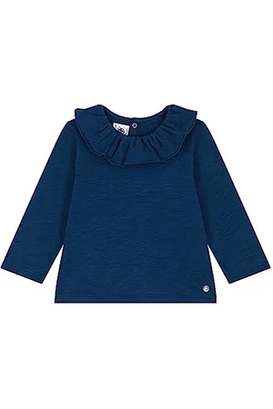 Petit Bateau Baby Mädchen Langarmbluse, , 18 Monate