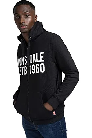 Lonsdale London Herren Sleeve Hooded Sweatshirt, , M EU