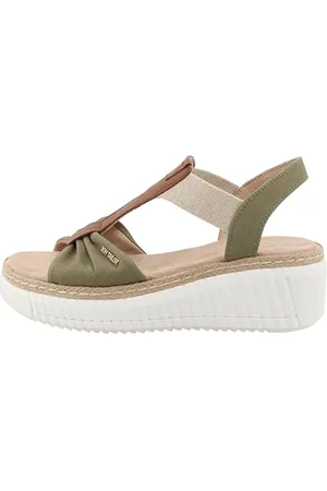 TOM TAILOR Damen 9590240005 Keilsandale, Green, 39 EU