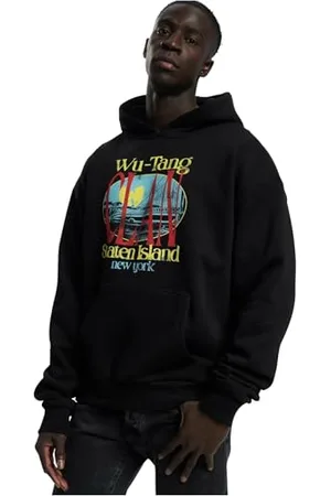 Mister Tee Herren Wu Tang Staten Island Heavy Oversize Hoodie M Black