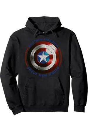 Marvel Captain America Brave New World Shield Pullover Hoodie