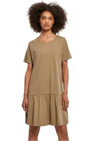 Urban classics Damen Ladies Valance Tee Dress Kleid, , L