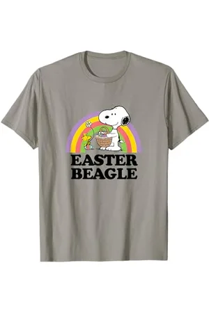 Peanuts Snoopy and Woodstock Osterbeagle, Regenbogen T-Shirt