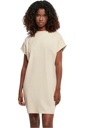 Urban classics Damen Ladies Rainbow Tee Dress Kleid, , XS EU