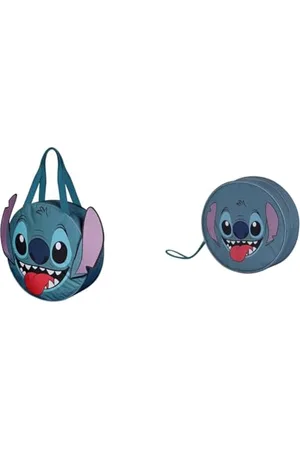 Disney Lilo und Stitch Face - Strandtasche + Kosmetiktasche Jumbo