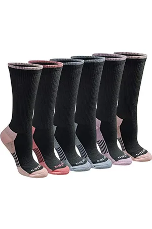 Dickies Damen Dri-tech Essential Moisture Control Crew, Available in S-XL (6, 12 Pairs) Socken, , Medium (12er Pack)