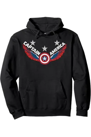 Marvel Captain America Brave New World Wings Pullover Hoodie