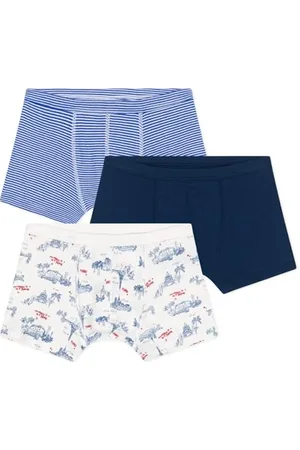 Petit Bateau Jungen A0DKM Boxer, , 8 Jahre (3er Pack)