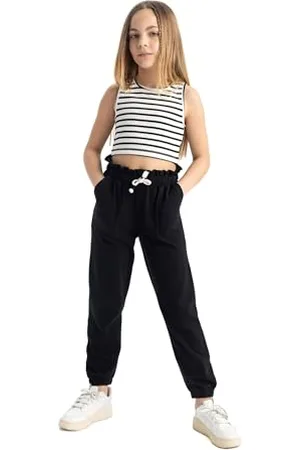DeFacto Mädchen Sporthose - Bequeme Jogginghose und Trainingshose für aktive Kinder - Sporthosen für Mädchen