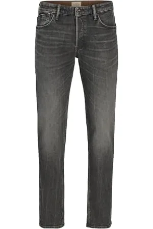 JACK & JONES Male Tapered Fit Jeans JJIMIKE JJWELLS JJ 018 SN Tapered Fit Jeans