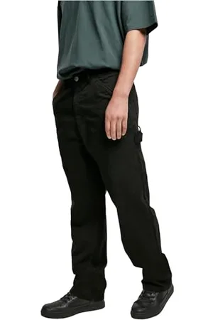 Urban classics Herren Carpenter Pants Hose, Black, 38