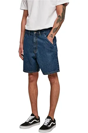 Urban classics Herren Organic Denim Bermuda Shorts Klassische Shorts, , 36
