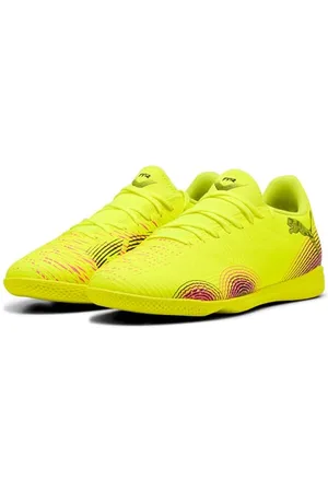 PUMA Unisex Future 8 Play IT Fussballschuh, Yellow ALERT Black-Sun Struck, 46.5 EU