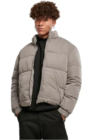 Urban classics Herren TB4472-Cropped Down Jacket Jacke, , L