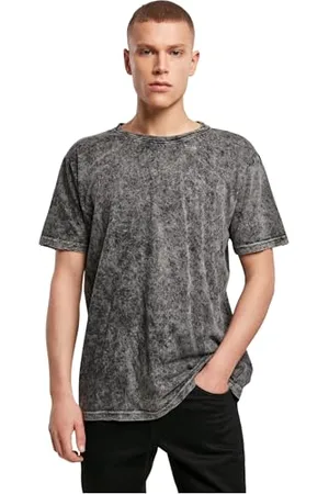 Build Your Brand Mens Acid Washed Tee T-Shirt, , XXL
