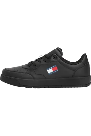 Tommy Hilfiger Herren Cupsole Sneaker Retro Essential Schuhe, (Black), 40
