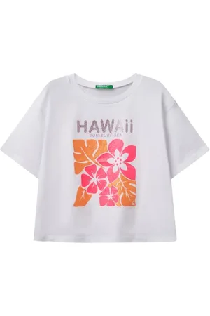 Benetton Mädchen 35ryc10oz T-Shirt, , 130 cm